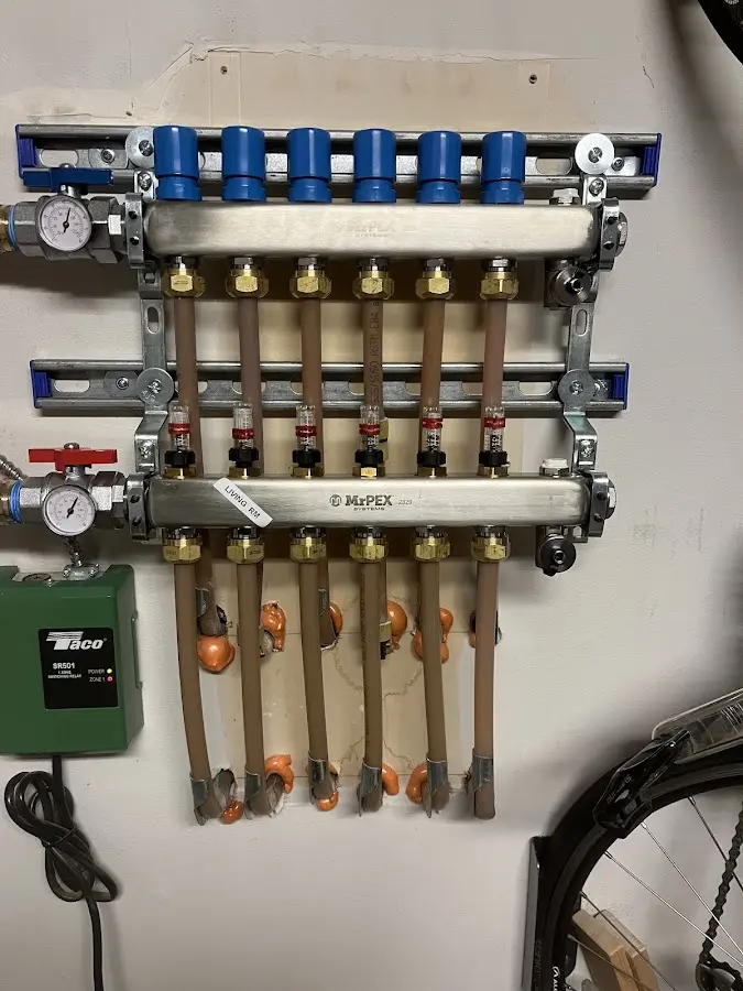 Plumber performing Leak Detection at a residential property in Dakota Ridge